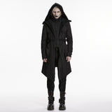 Cenotaph Men's Gothic Techwear Coat in Black