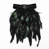 Apophenia Gothic Feather Collar Tie Men's