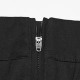 Madder Men's Gothic Ink Ruins Batwing Pleated Trousers in Black