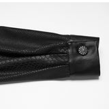 Usher Men's Gothic Shirt with Studded Details in Black