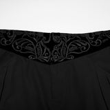 Ragnarok Men's Gothic Embroidered Pants in Black