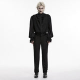 Ragnarok Men's Gothic Embroidered Pants in Black