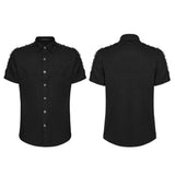 Chancel Men's Gothic Shirt in Black