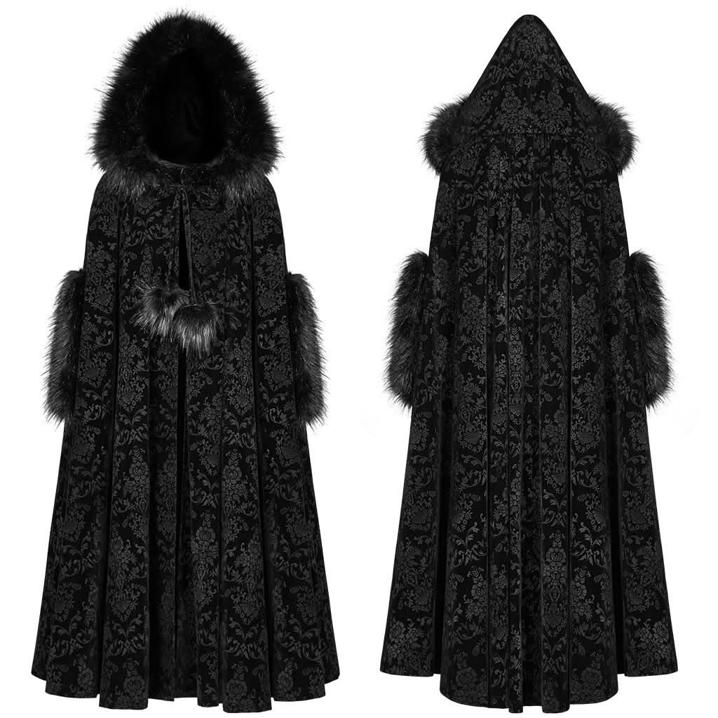 Reversed Snowfall Cloak - PunkRave