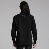 Kyrie Gothic Cotton Eyelet O-Ring Shirt Men's