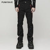 Altarf Gothic Distressed Black Denim Pants Men's