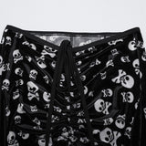 Atavist Gothic Skull Print Pants