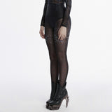 Apricale Gothic Cyberpunk Sheer Leggings