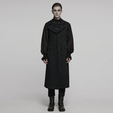 Charnel Gothic Woven Napoleon Sleeveless Jacket  Men's