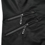 Caustic Gothic Jacquard Lace-Up Waistcoat Men's