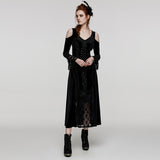 Atharvan Gothic Laced Front Dress