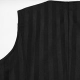 Gomez Gothic Striped Black Waistcoat Men's