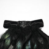 Apophenia Gothic Feather Collar Tie Men's