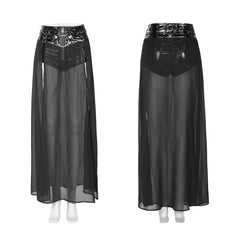 Raising Hell Skirt - Patent - PunkRave