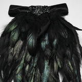 Apophenia Gothic Feather Collar Tie Men's