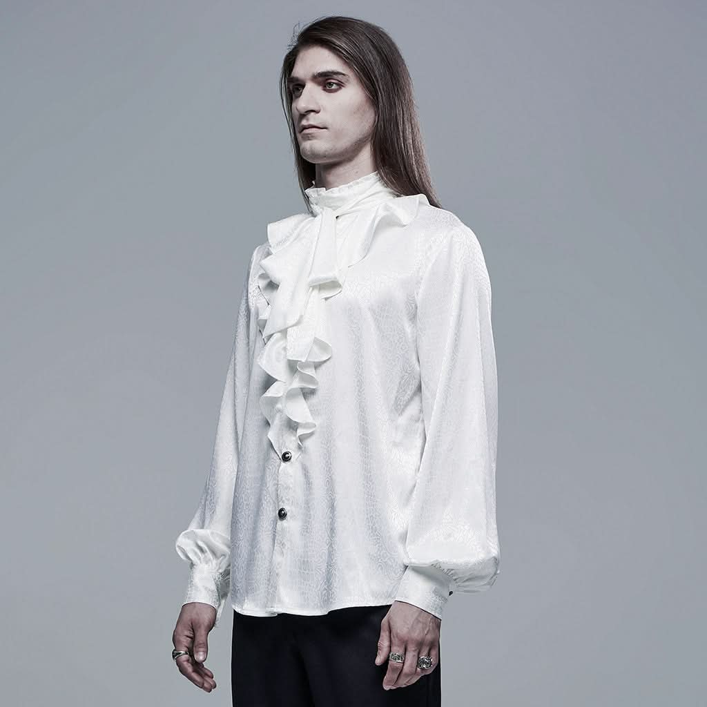 Alaric Shirt - White - PunkRave