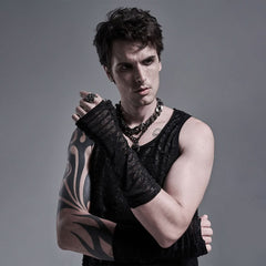 Alchemy Fingerless Gloves - PunkRave