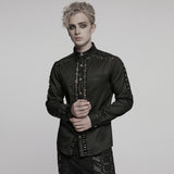 Demeter Gothic Fishnet Eyelet Shirt Men's