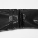Strix Women's Punk Faux Leather Jacket in Black