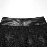 Athair Gothic Embroidered Woven Pants Men's