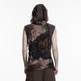 Hemlock Men's Gothic Vest/Camisole in Black & Coffee
