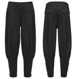 Squall Men's Gothic Military Cargo Pants in Black