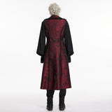 Aconite Men's Gothic Waistcoat with Chain Detail in Black