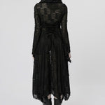 Neon Nightfall Distressed Coat - PunkRave