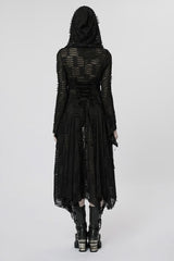 Neon Nightfall Distressed Coat - PunkRave