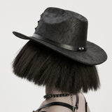 Elegy Gothic Western Studded Hat