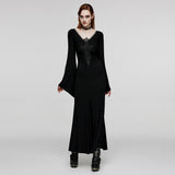 Aickman Women's Gothic Dress in Black