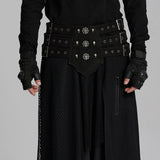 Animism Gothic Distressed Belt Men's
