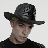 Elegy Gothic Western Studded Hat