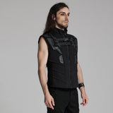 Bitterroot Gothic Buckle Cybergoth Waistcoat Men's