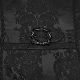 Carmilla Men's Gothic Woven coat in Black & Red