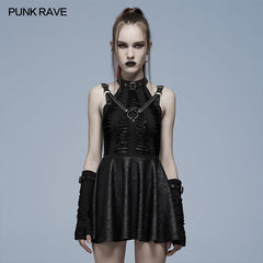 Dear Diary Spider Patterned Mesh Dress - PunkRave