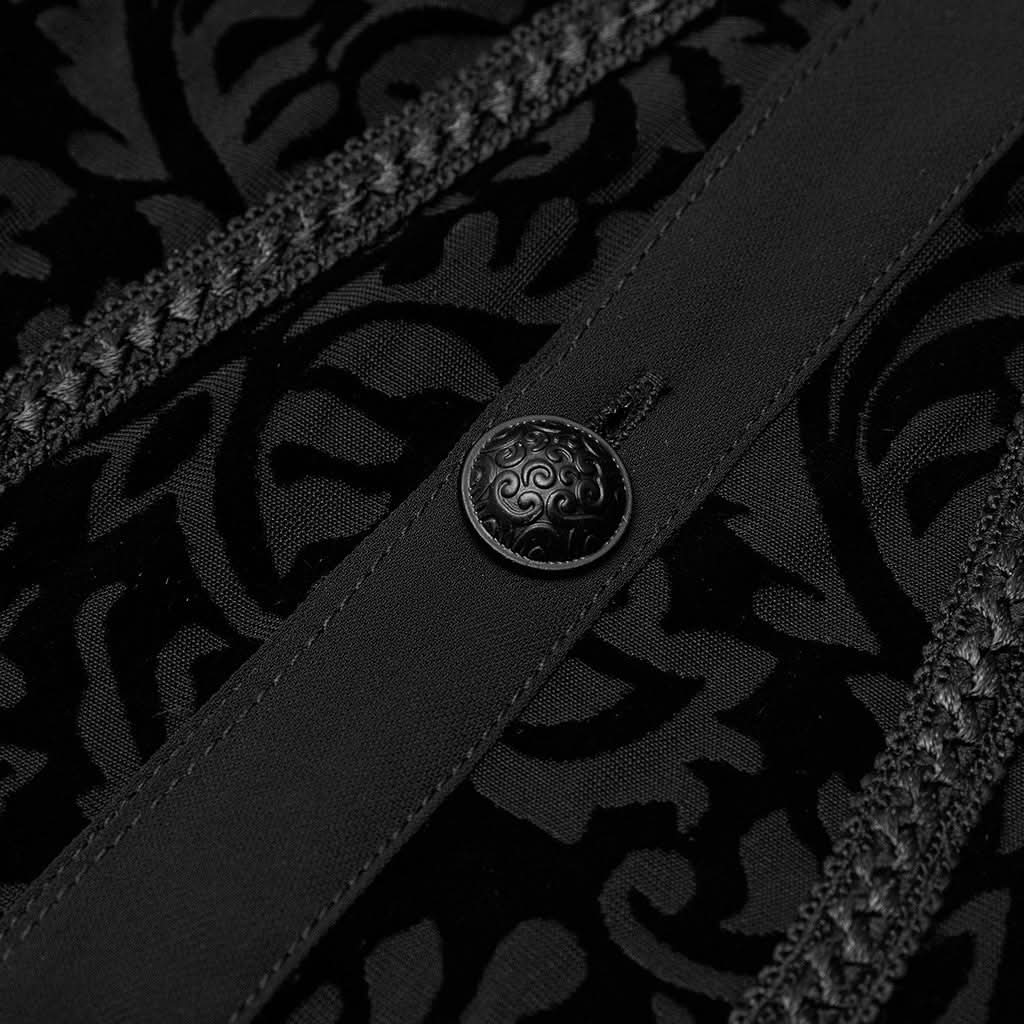 Void Printed Dress Shirt - PunkRave