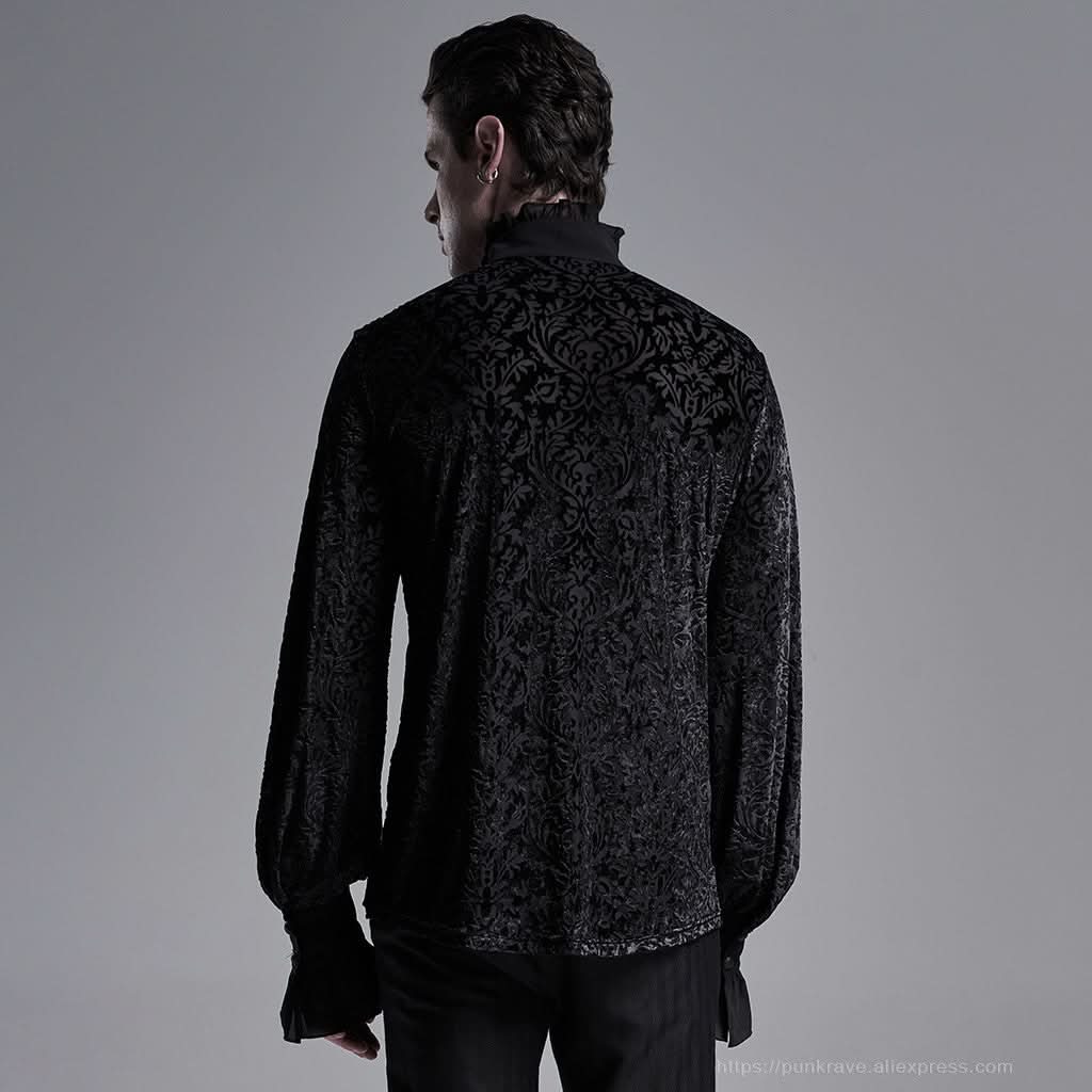 Void Printed Dress Shirt - PunkRave