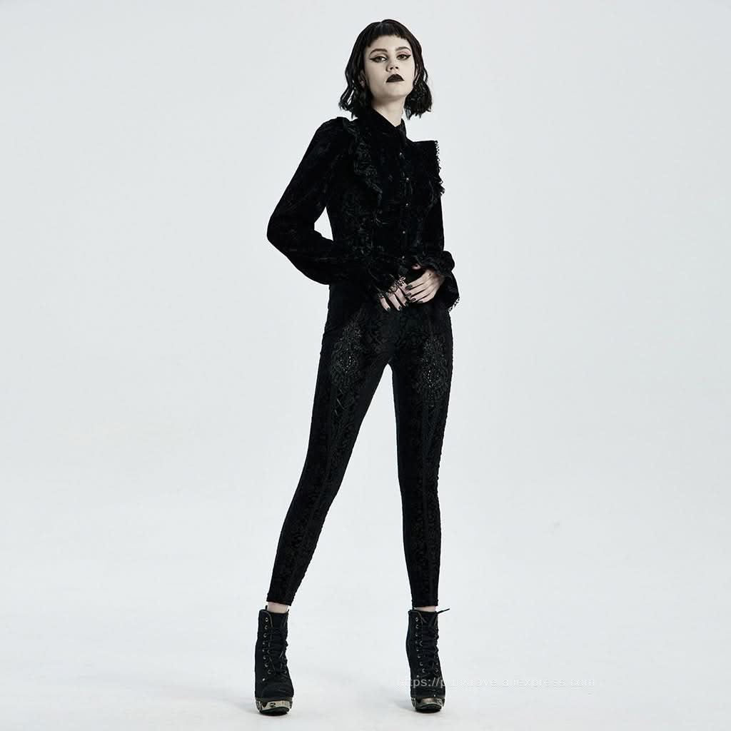 Moonlight Printed Leggings - PunkRave