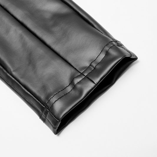 Degeneracy Skinny Leather Pants - PunkRave