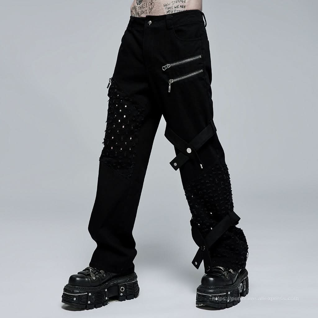 Judas Distressed Trousers - PunkRave