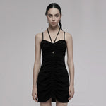 Valerie Bodycon Dress (Solid Black) - PunkRave