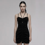Valerie Bodycon Dress (Solid Black) - PunkRave