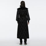 Vigilance Victorian Gothic Jacquard Long Sleeveless Waistcoat Men's