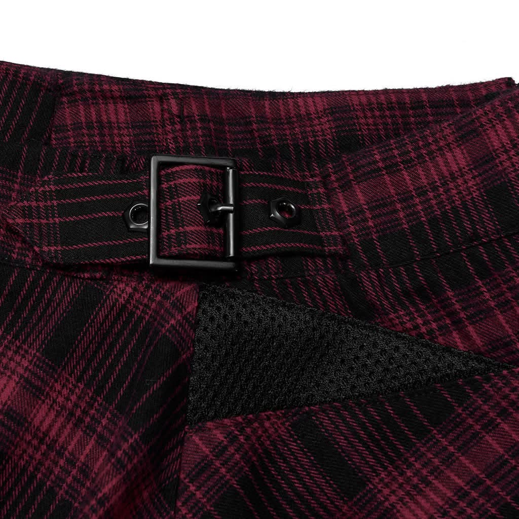 Seori A-Line Skirt (Checkered) - PunkRave