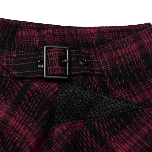 Seori A-Line Skirt (Checkered) - PunkRave