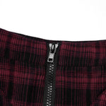 Seori A-Line Skirt (Checkered) - PunkRave