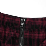 Seori A-Line Skirt (Checkered) - PunkRave