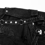 Pauline Denim Shorts/Skirt - PunkRave