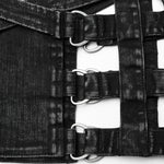 Pauline Denim Shorts/Skirt - PunkRave